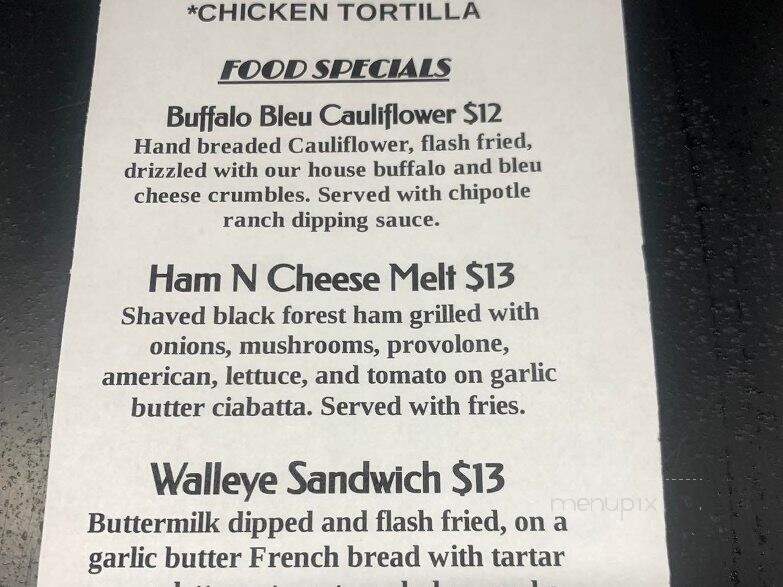Legends Grill and Bar - Woodridge, IL menu_pic