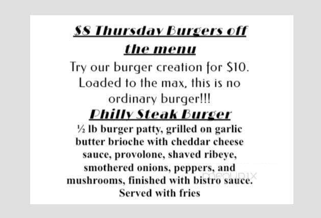 Legends Grill and Bar - Woodridge, IL menu_pic