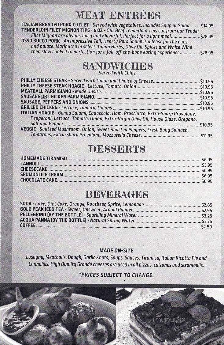 Morrone's Pizzeria - Cape Coral, FL menu_pic