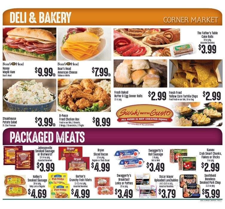 Corner Market - Hattiesburg, MS menu_pic
