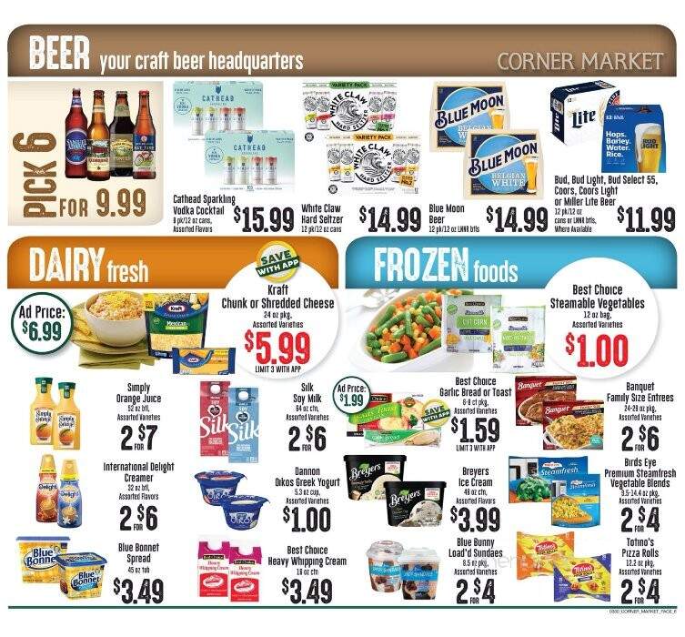 Corner Market - Hattiesburg, MS menu_pic