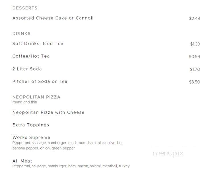 Ciro's Pizza & Subs - Independence, VA menu_pic