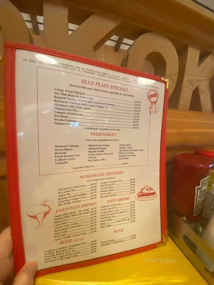 O K Cafe - Atlanta, GA menu_pic