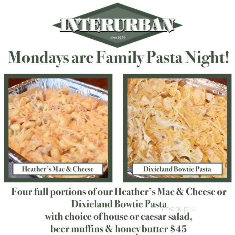 Interurban Classic Grill - Edmond, OK menu_pic