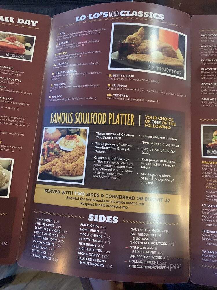 Lo-Lo's Chicken and Waffles - Las Vegas, NV menu_pic