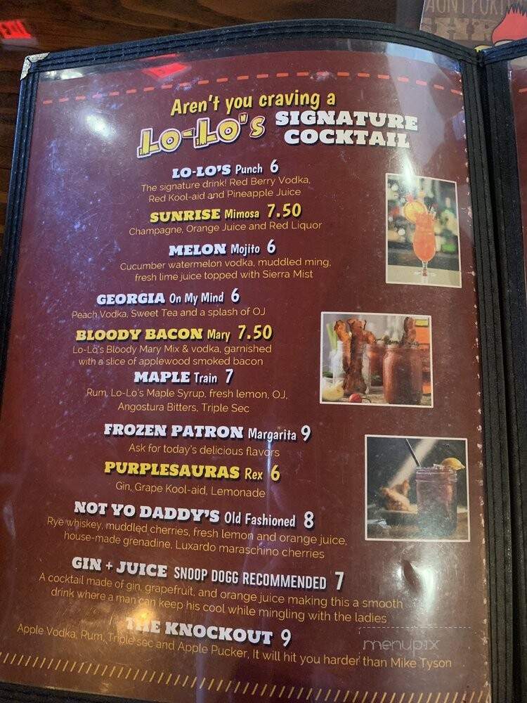 Lo-Lo's Chicken and Waffles - Las Vegas, NV menu_pic