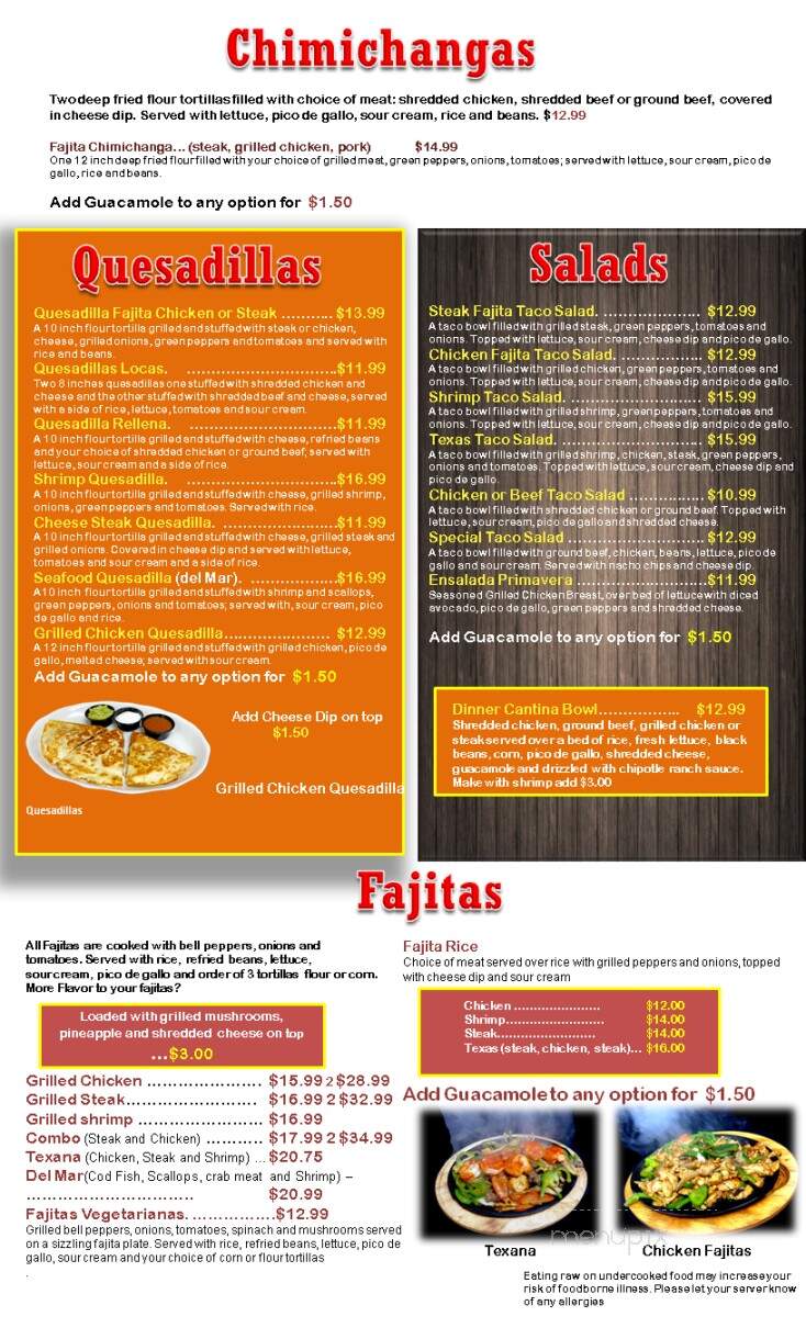 Mexico Lindo - Green Bay, WI menu_pic