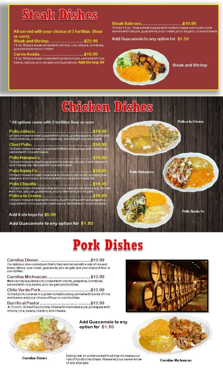 Mexico Lindo - Green Bay, WI menu_pic