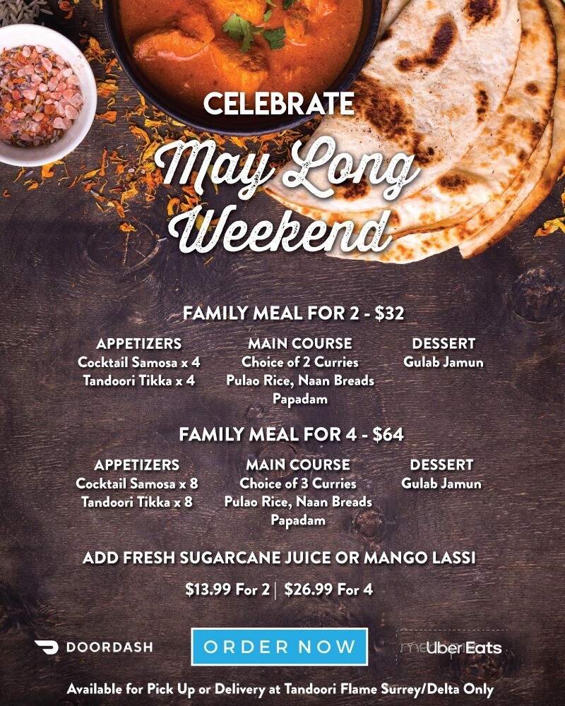 Tandoori Flame - Brampton, ON menu_pic