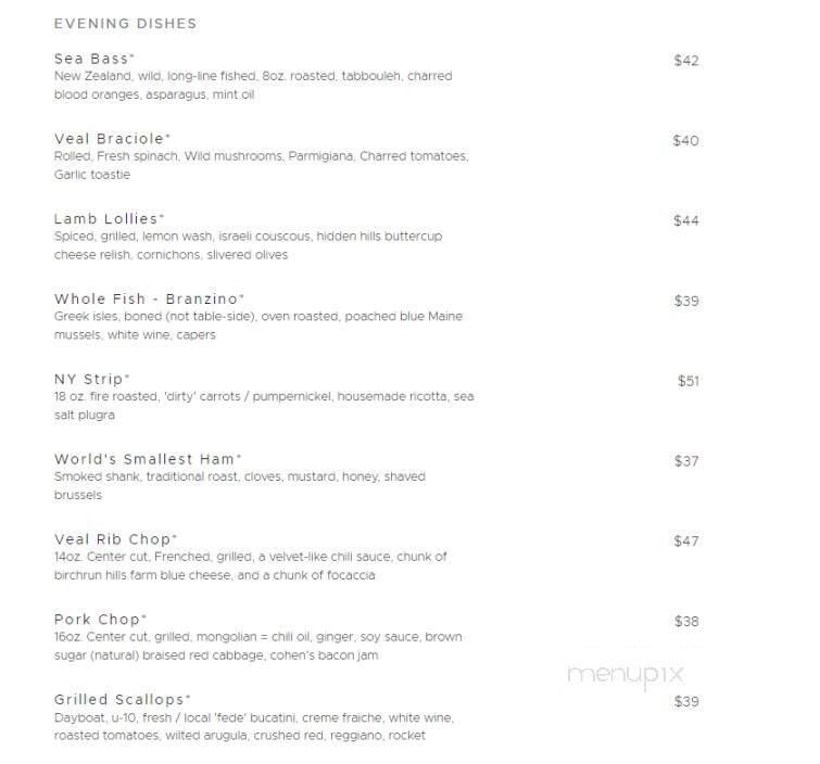 Wild Rosemary Bistro - Pittsburgh, PA menu_pic