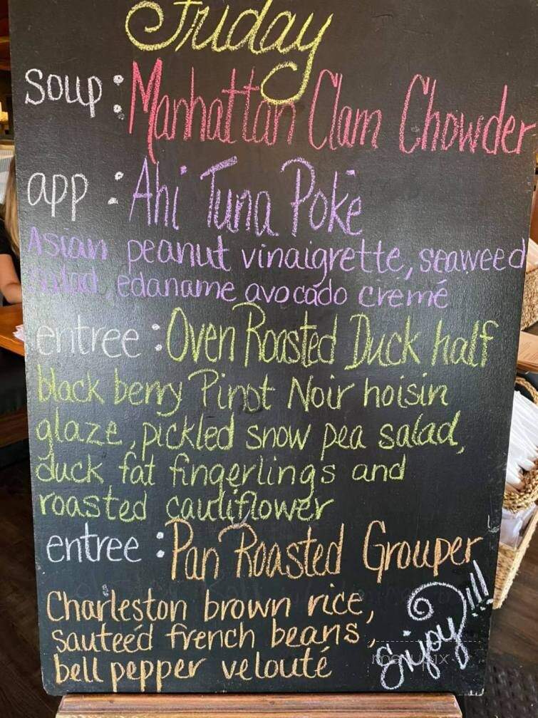 Beach Shop & Grill - Topsail Beach, NC menu_pic