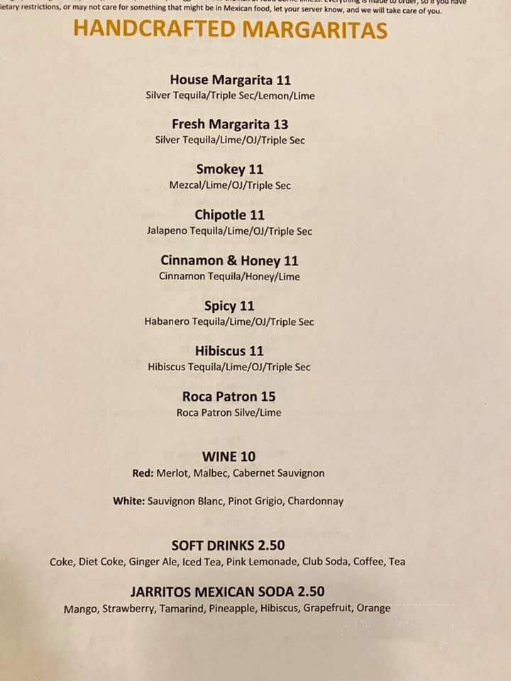 Manana Cafe - Groton, CT menu_pic