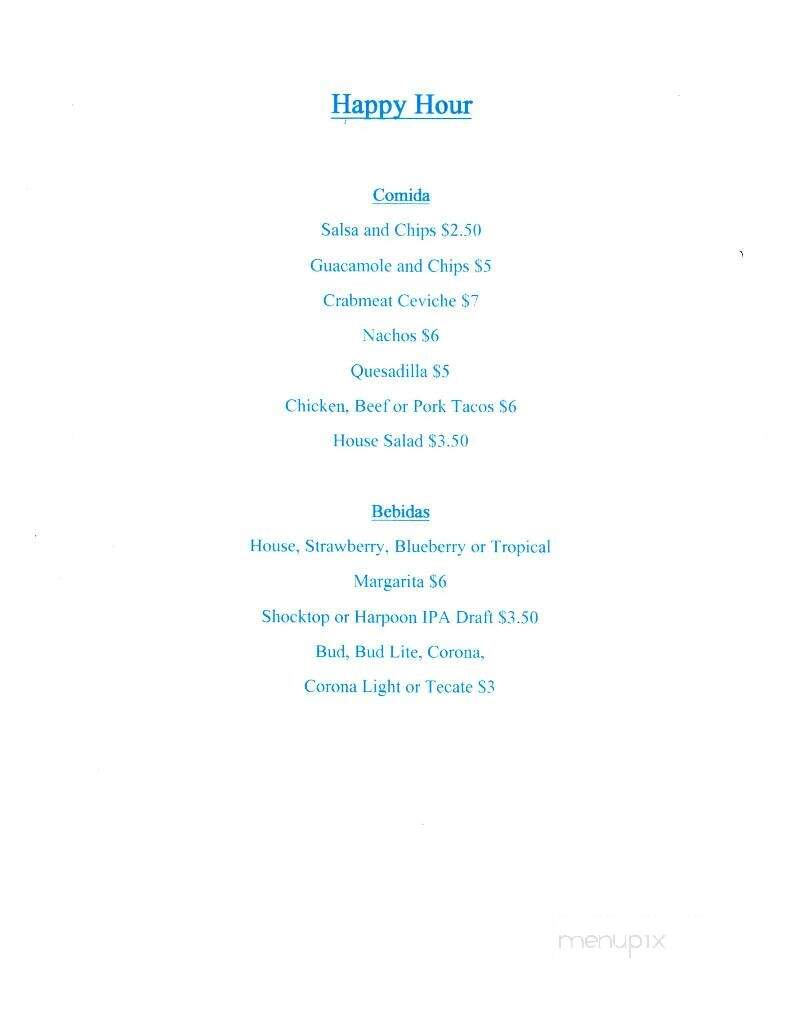 Manana Cafe - Groton, CT menu_pic
