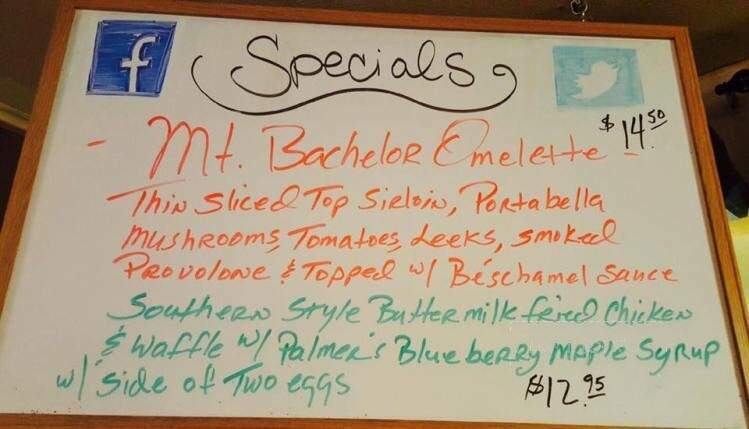 Palmer's Cafe - Bend, OR menu_pic