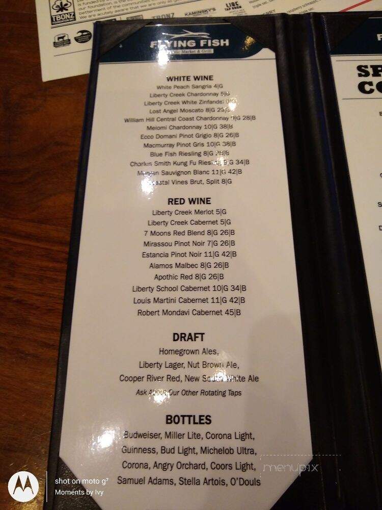Flying Fish Public Market & Grill - North Myrtle Beach, SC menu_pic