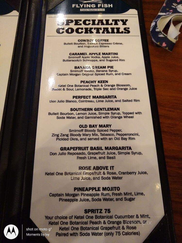 Flying Fish Public Market & Grill - North Myrtle Beach, SC menu_pic