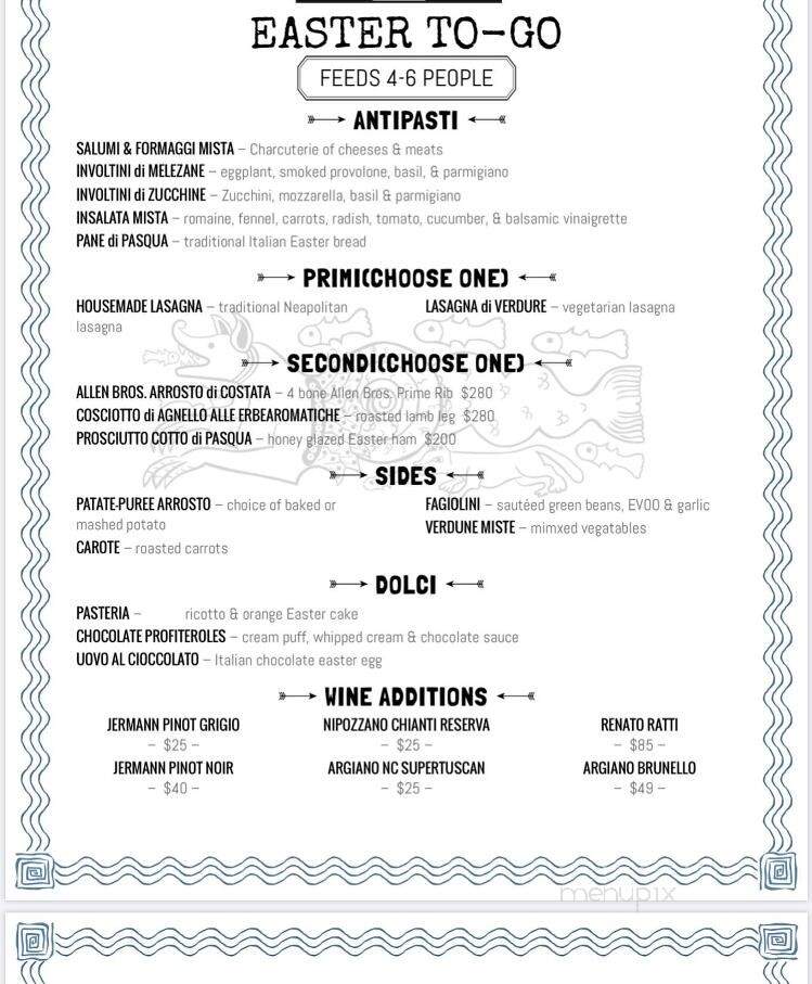 Posa - Ridgefield, CT menu_pic