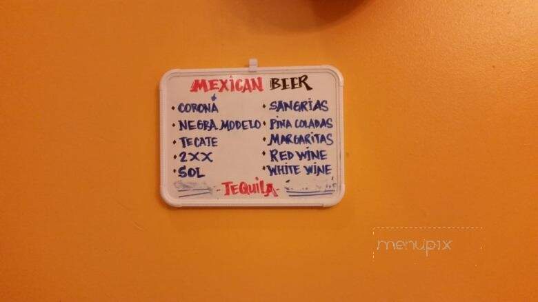 Cielito Lindo - Pickering, ON menu_pic