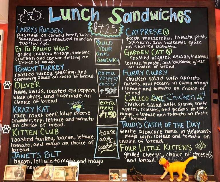 Two Wrasslin' Cats Coffee House - East Haddam, CT menu_pic