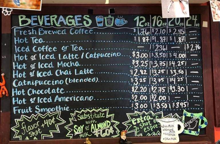 Two Wrasslin' Cats Coffee House - East Haddam, CT menu_pic