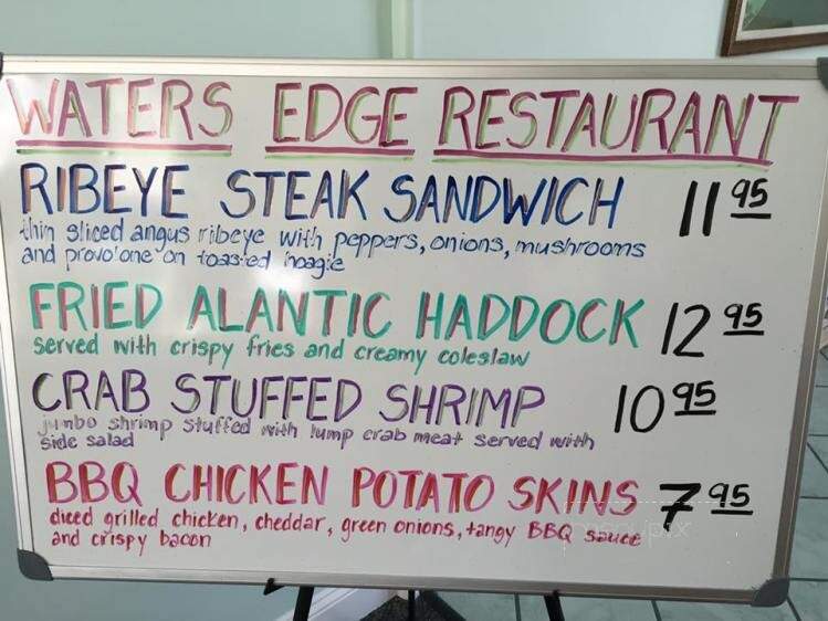 Riverbend Marina & Cafe - New Bern, NC menu_pic