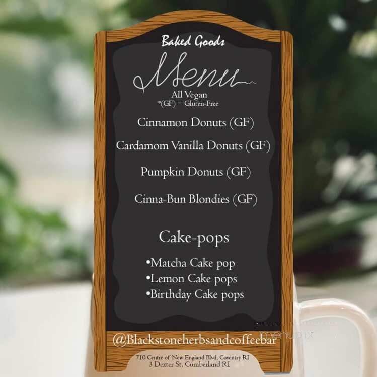 BlackStone Herbs and Coffee Bar - Coventry, RI menu_pic