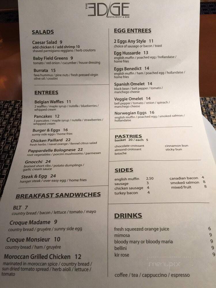 The Edge in Jackson - Jackson, NJ menu_pic