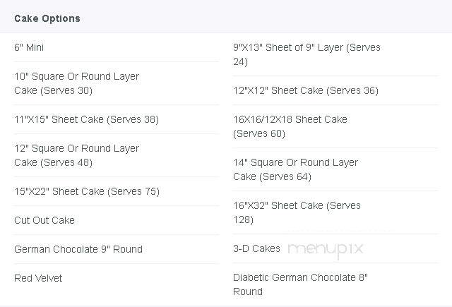 Jayne's Signature Sweets - Billings, MT menu_pic
