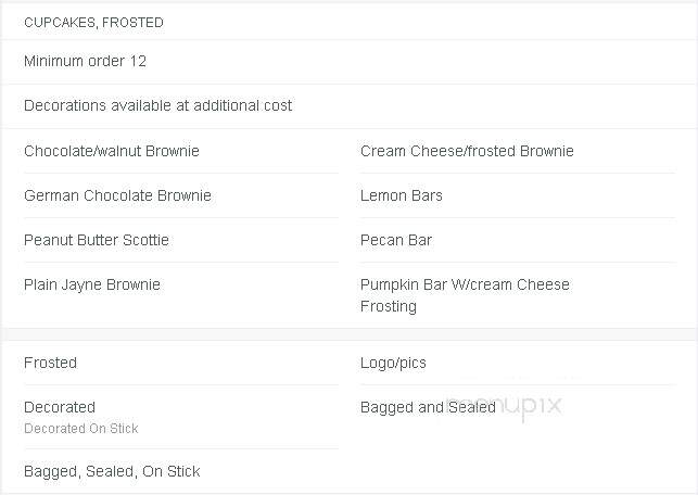 Jayne's Signature Sweets - Billings, MT menu_pic