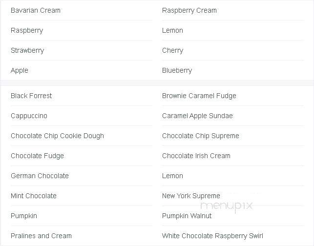 Jayne's Signature Sweets - Billings, MT menu_pic