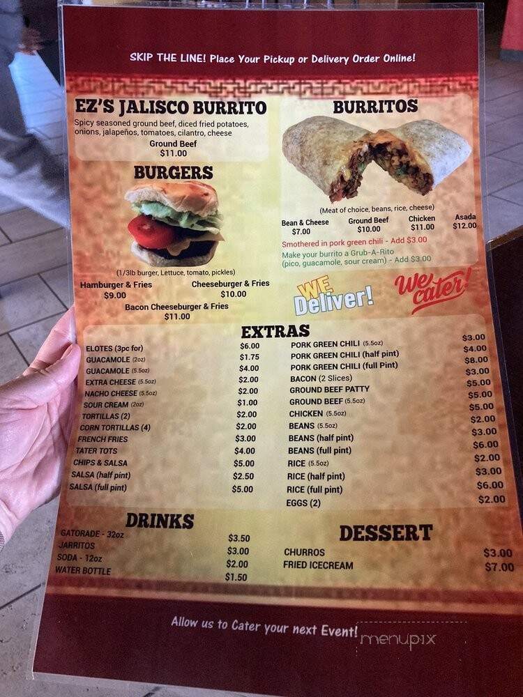 5280 Mexican Grub & Pub - Pahrump, NV menu_pic