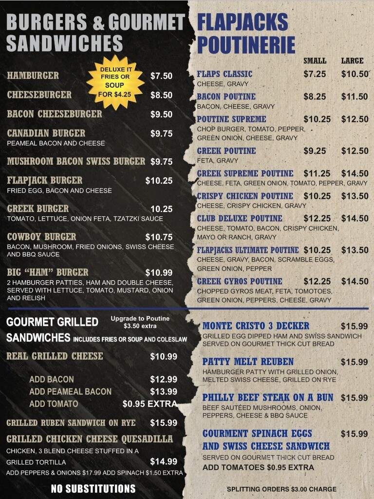 Flapjacks - Chatham-Kent, ON menu_pic