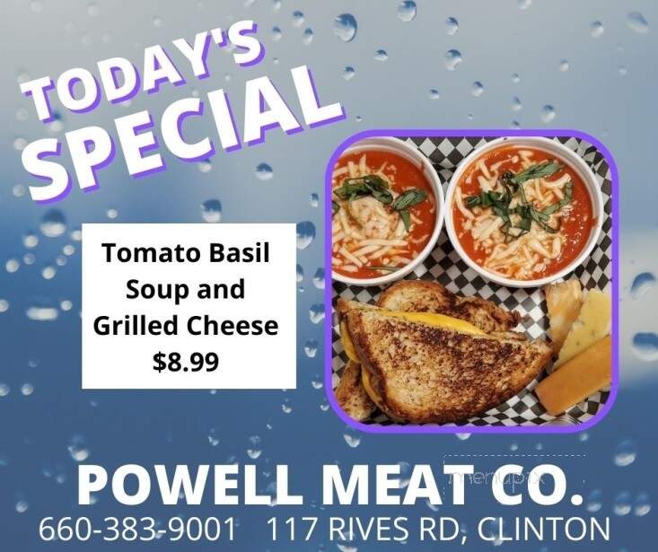 Powell Meat - Clinton, MO menu_pic