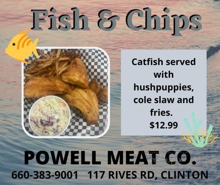 Powell Meat - Clinton, MO menu_pic
