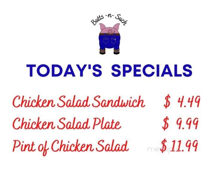 Butts n Such - Carolina Beach, NC menu_pic