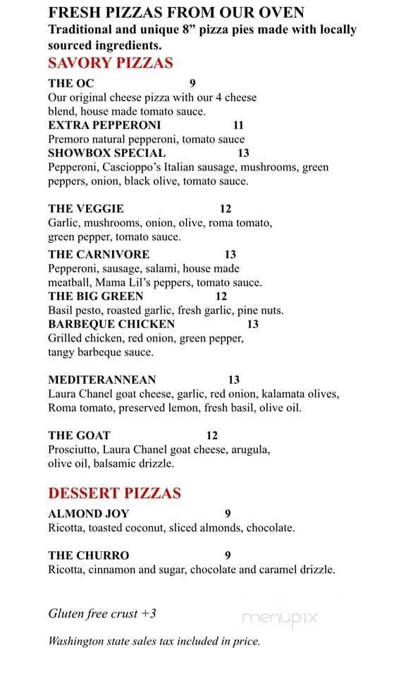 Kerns Music Shop - Seattle, WA menu_pic