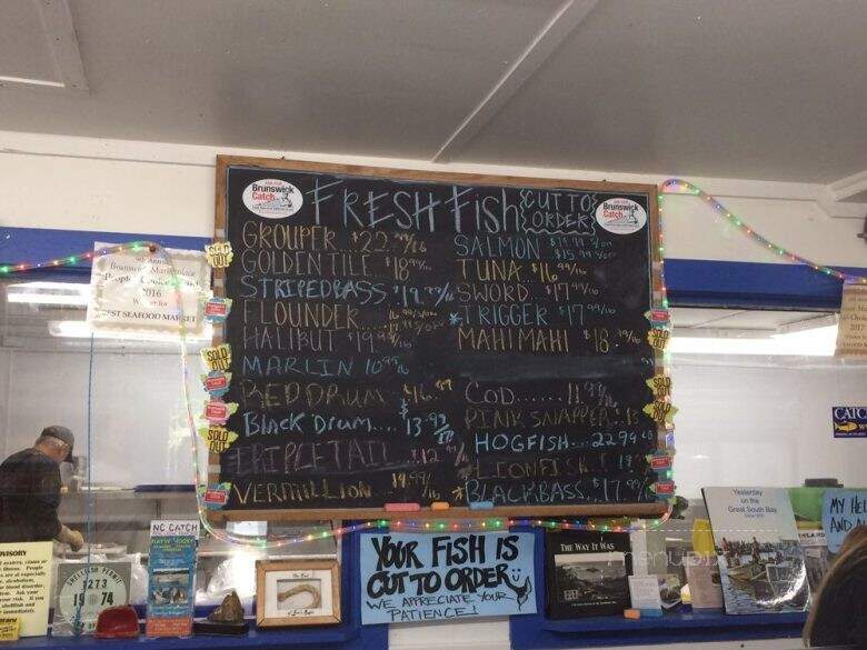Haag and Sons Seafood - Oak Island, NC menu_pic