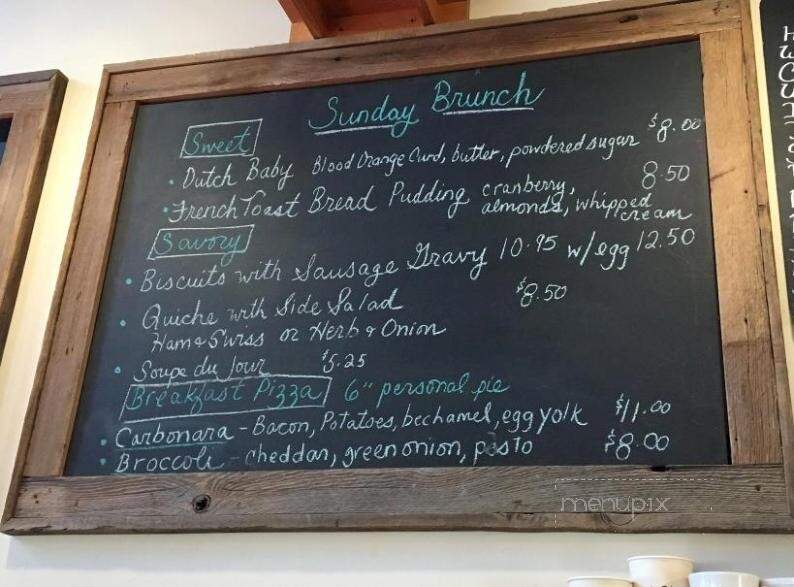 Elm Street Bakery and Cafe - East Aurora, NY menu_pic