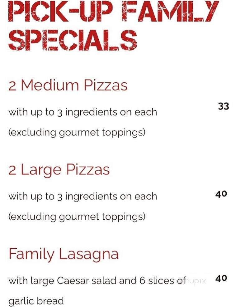 Tomasso's - Trenton, ON menu_pic