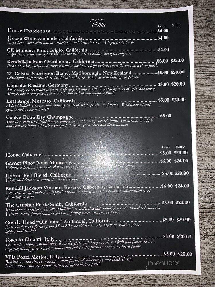 Alexis Grill - Phoenix, AZ menu_pic