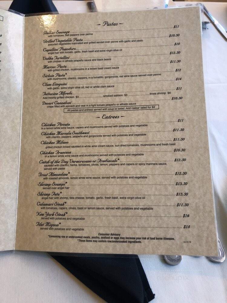 Alexis Grill - Phoenix, AZ menu_pic