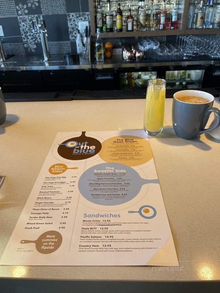 Out Of the Blue Coffee & Brunch - Greeley, CO menu_pic