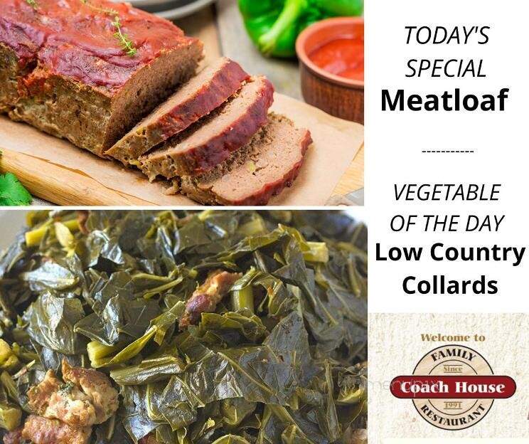 Coach House Restaurant - Simpsonville, SC menu_pic