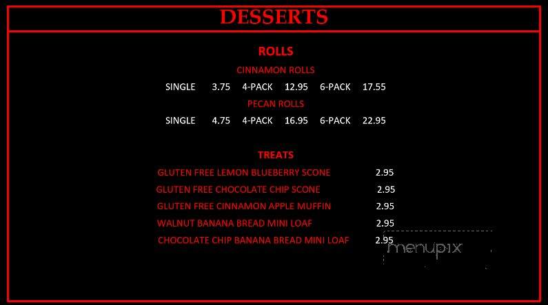 Nirvana's Cup of Joe - Sierra Vista, AZ menu_pic