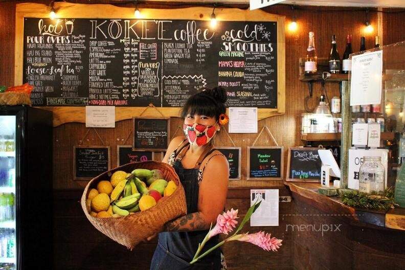 Kokee Lodge - Waimea, HI menu_pic