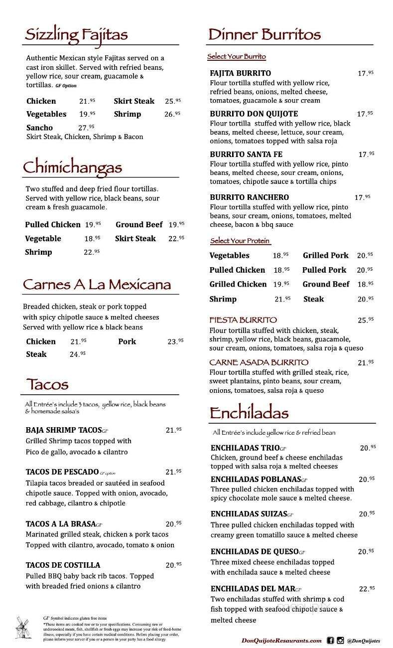Don Quijote - Patchogue, NY menu_pic