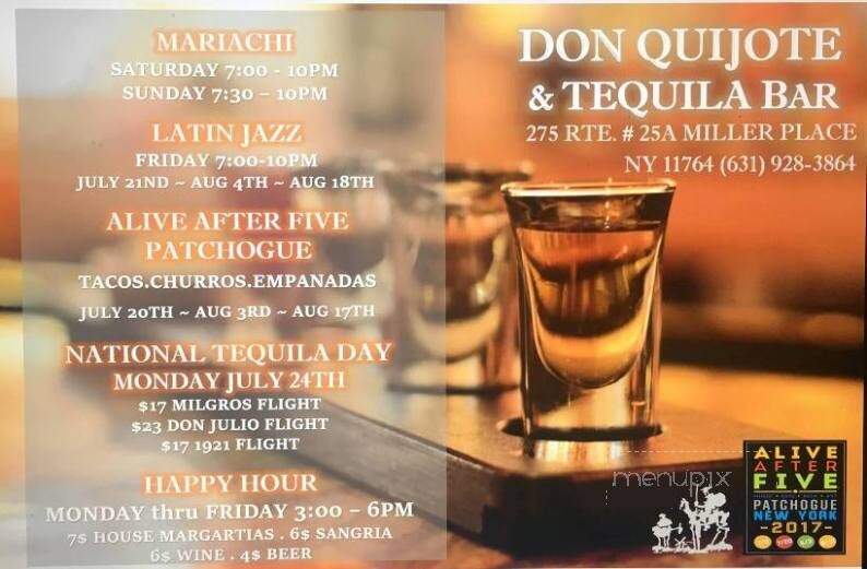 Don Quijote - Patchogue, NY menu_pic
