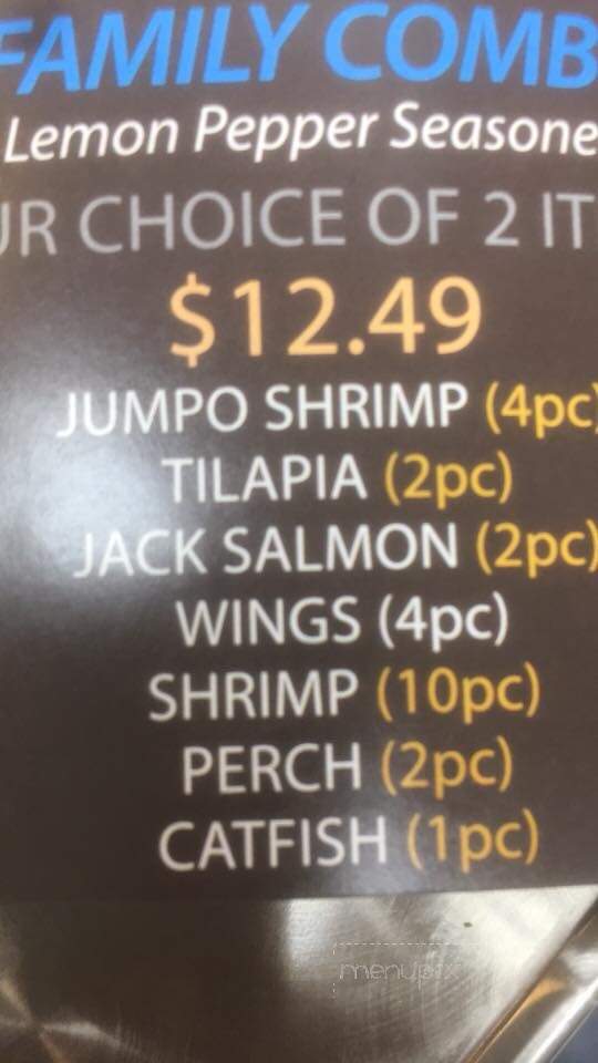 Sam's Seafood & Grill - Louisville, KY menu_pic