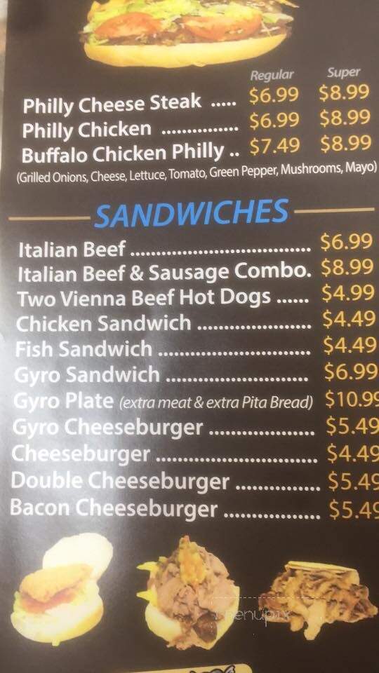 Sam's Seafood & Grill - Louisville, KY menu_pic
