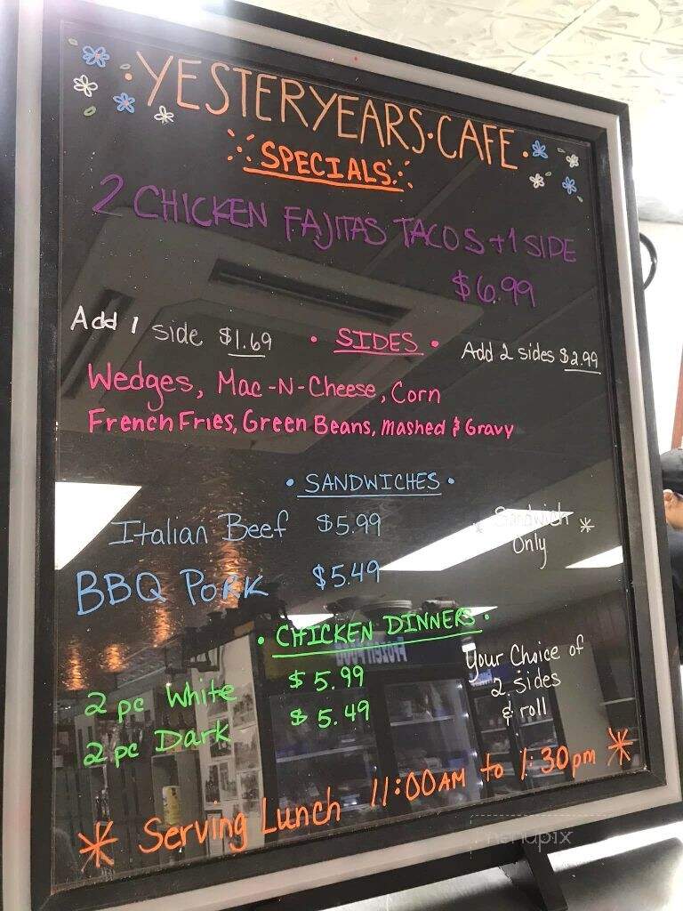 Yesteryears Meat & Specialty Shoppe - Demotte, IN menu_pic